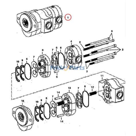 skid steer hydraulic pumps|bobcat hydraulic pump diagram.